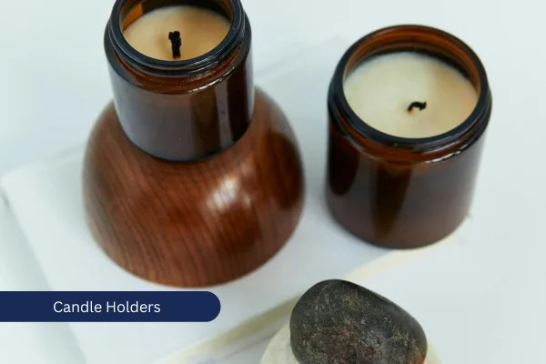 2. Homemade Candle Holders