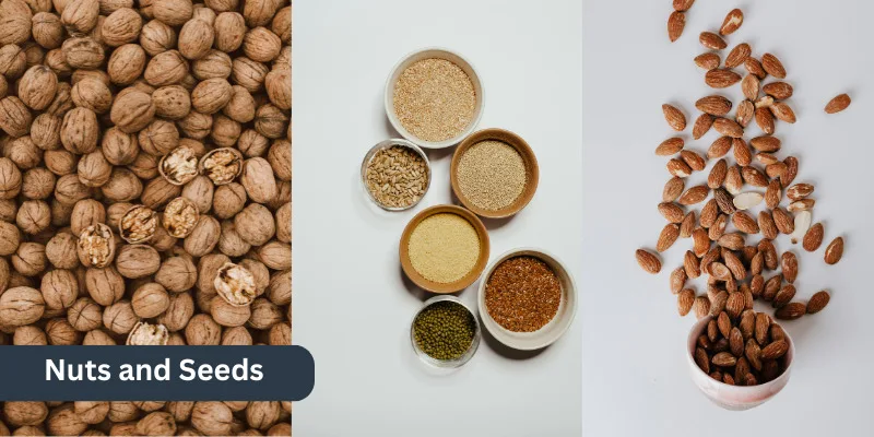Nuts and Seeds (Almonds, Walnuts, Chia Seeds, Flaxseeds)