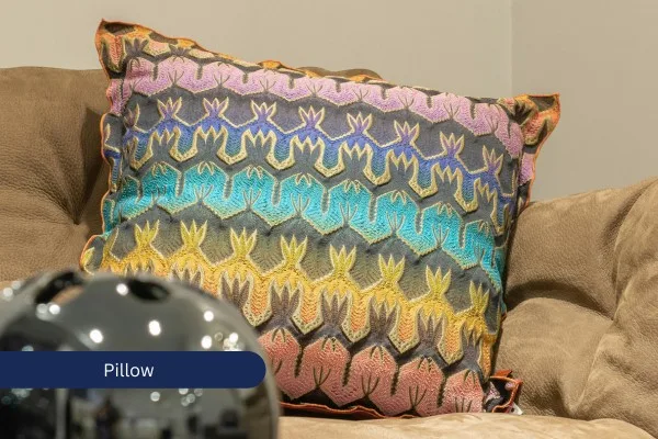 4. Simple Fabric Scraps Pillow