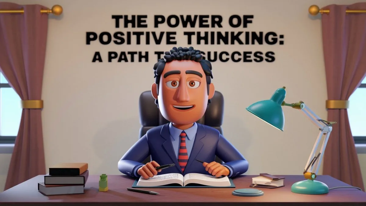 The Power of Positive Thinking A Path to Success, 3d cartoon (1)
